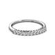 2 - Kate 2.10 mm Lab Grown Diamond Wedding Band 