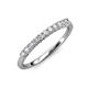 3 - Kate 2.10 mm Lab Grown Diamond Wedding Band 
