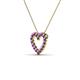 3 - Zayna Amethyst Heart Pendant 