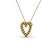 3 - Zayna Citrine Heart Pendant 