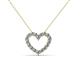 2 - Zayna Diamond Heart Pendant 