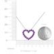 5 - Zayna Amethyst Heart Pendant 