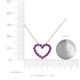 5 - Zayna Amethyst Heart Pendant 