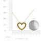5 - Zayna Citrine Heart Pendant 