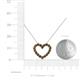 5 - Zayna Smoky Quartz Heart Pendant 