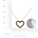5 - Zayna Smoky Quartz Heart Pendant 