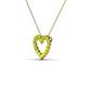 3 - Zayna Peridot Heart Pendant 