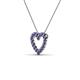 3 - Zayna Iolite Heart Pendant 