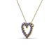 3 - Zayna Iolite Heart Pendant 