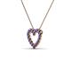 3 - Zayna Iolite Heart Pendant 
