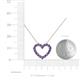 5 - Zayna Iolite Heart Pendant 