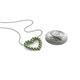 4 - Zayna Green Garnet Heart Pendant 