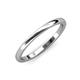 3 - Reese 2.00 mm High Polish Plain Wedding Band 