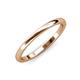 3 - Reese 2.00 mm High Polish Plain Wedding Band 
