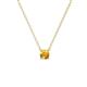 1 - Juliana 4.00 mm Round Citrine Solitaire Pendant Necklace 
