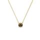 1 - Juliana 4.00 mm Round Smoky Quartz Solitaire Pendant Necklace 