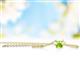 2 - Juliana 4.00 mm Round Peridot Solitaire Pendant Necklace 