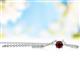 2 - Juliana 4.00 mm Round Red Garnet Solitaire Pendant Necklace 