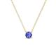 1 - Juliana 4.50 mm Round Tanzanite Solitaire Pendant Necklace 