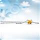 2 - Juliana 4.50 mm Round Citrine Solitaire Pendant Necklace 