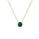1 - Juliana 4.50 mm Round London Blue Topaz Solitaire Pendant Necklace 