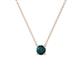 1 - Juliana 4.50 mm Round London Blue Topaz Solitaire Pendant Necklace 