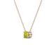 3 - Juliana 4.50 mm Round Yellow Diamond Solitaire Pendant Necklace 
