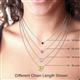 6 - Juliana 4.00 mm Round Citrine Solitaire Pendant Necklace 
