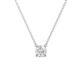 1 - Juliana 5.00 mm Round White Sapphire Solitaire Pendant Necklace 