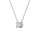 3 - Juliana 5.00 mm Round White Sapphire Solitaire Pendant Necklace 