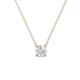 1 - Juliana 5.00 mm Round White Sapphire Solitaire Pendant Necklace 