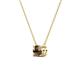 3 - Juliana 5.00 mm Round Smoky Quartz Solitaire Pendant Necklace 