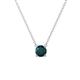 1 - Juliana 5.00 mm Round London Blue Topaz Solitaire Pendant Necklace 