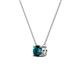 3 - Juliana 5.00 mm Round London Blue Topaz Solitaire Pendant Necklace 