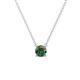 1 - Juliana 5.00 mm Round Lab Created Alexandrite Solitaire Pendant Necklace 