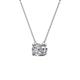 3 - Juliana 5.80 mm Round Diamond Solitaire Pendant Necklace 