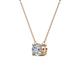 3 - Juliana 5.80 mm Round Diamond Solitaire Pendant Necklace 