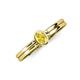 3 - Diana Desire Oval Cut Yellow Sapphire Solitaire Engagement Ring 