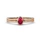 1 - Diana Desire Oval Cut Ruby Solitaire Engagement Ring 
