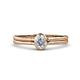 1 - Diana Desire Oval Cut Diamond Solitaire Engagement Ring 