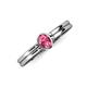 3 - Diana Desire Oval Cut Pink Tourmaline Solitaire Engagement Ring 