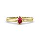 1 - Diana Desire Oval Cut Ruby Solitaire Engagement Ring 