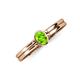 3 - Diana Desire Oval Cut Peridot Solitaire Engagement Ring 