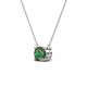 3 - Juliana 6.50 mm Round Lab Created Alexandrite Solitaire Pendant Necklace 