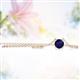 2 - Juliana 5.40 mm Round Blue Sapphire Solitaire Pendant Necklace 
