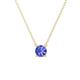 1 - Juliana 5.40 mm Round Tanzanite Solitaire Pendant Necklace 