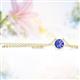 2 - Juliana 5.40 mm Round Tanzanite Solitaire Pendant Necklace 