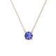 1 - Juliana 5.40 mm Round Tanzanite Solitaire Pendant Necklace 