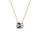 3 - Juliana 5.40 mm Round Iolite Solitaire Pendant Necklace 