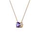 3 - Juliana 5.40 mm Round Iolite Solitaire Pendant Necklace 